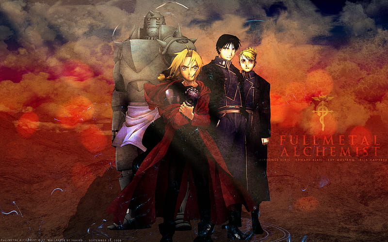 Wallpaper anime, boys, full metal alchemist brotherhood for mobile and  desktop, section прочее, resolution 1920x1200 - download