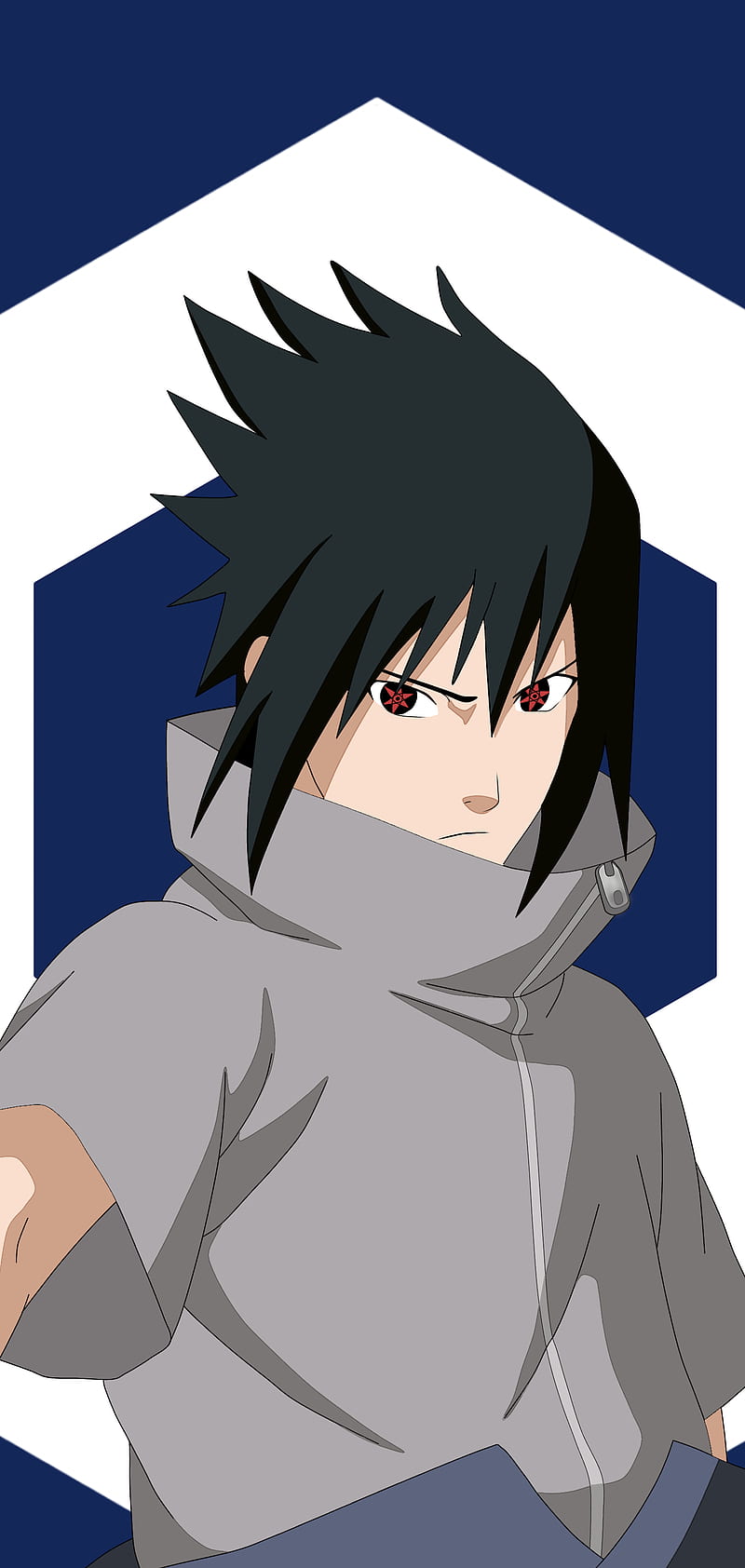Uchiha Sasuke, Naruto (anime), anime, anime boys, dark hair, HD phone wallpaper