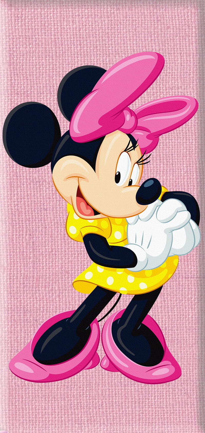 20/30cm Disney Plush Mickey Mouse Minnie Plush Toy Cartoon Anime Minnie  Mouse