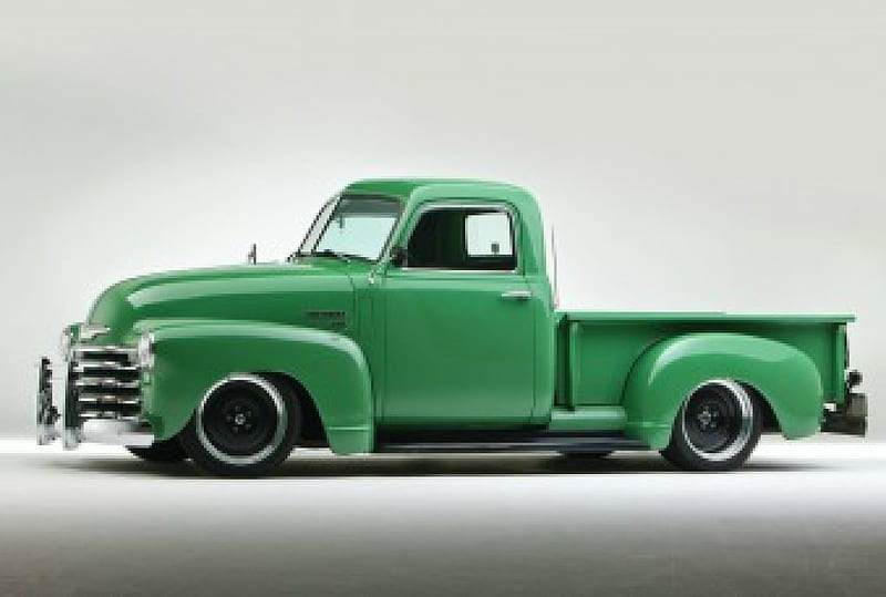 1950-Chevy-3100, Classic, Gm, Green, Truck, HD wallpaper