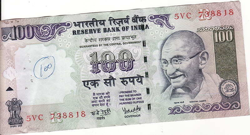 Rupees, 100rs, original, indian rupes, hundreed, HD wallpaper | Peakpx