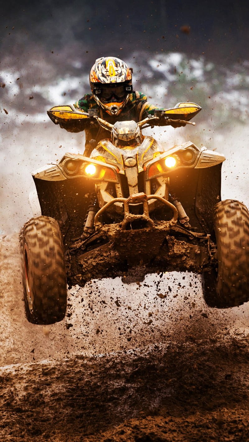 ATV Motocross, carros, race, HD phone wallpaper