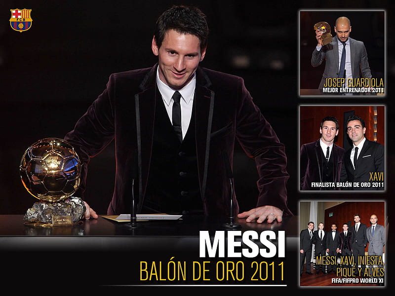 Ballon dOr-FC Barcelona Club, HD wallpaper