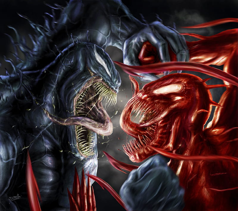 Venom Vs Carnage, HD wallpaper