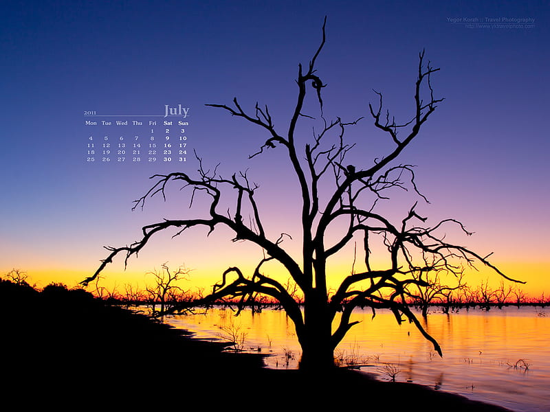 Lake-Pamamaroo-July-2011, calendar, lake pamamaroo, july 2011, nature