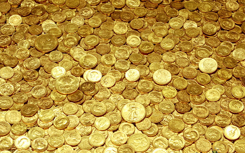 Money, coins, dollars, pesos, HD wallpaper