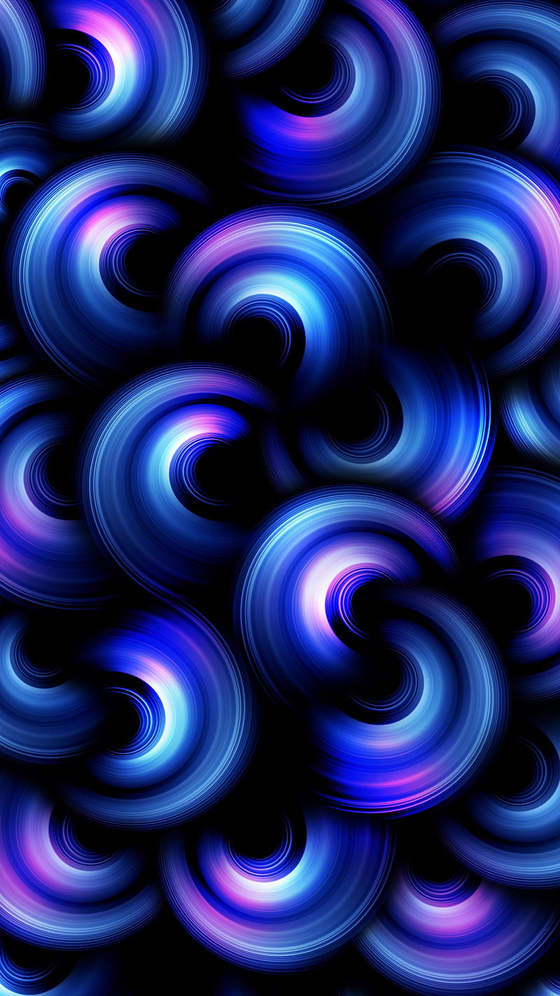Blue Swirl, HD phone wallpaper