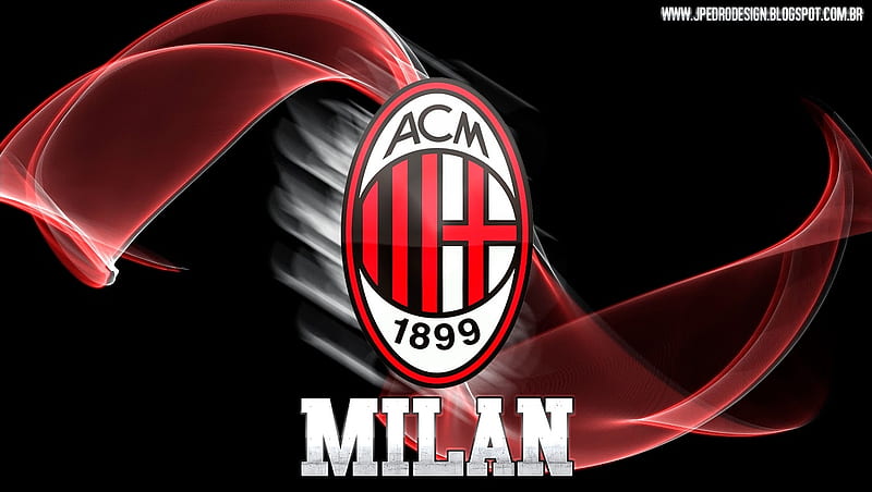 A.C. Milan, soccer, milan, logo, ac milan, football, HD wallpaper
