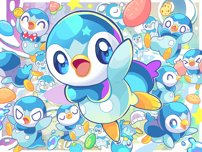 Pokémon, Pokémon: Diamond and Pearl, Piplup (Pokémon), HD wallpaper