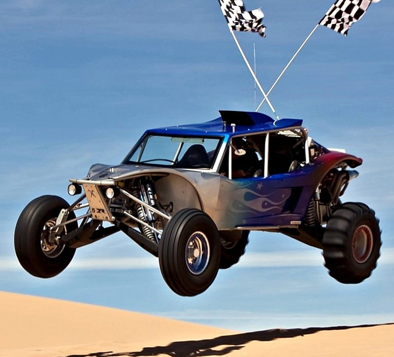 Dune Buggy, desert, jumping, dune, buggy, HD wallpaper | Peakpx