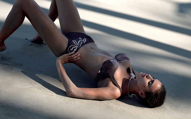 Irina Shayk, models, people, bonito, sexy, bikini, HD wallpaper