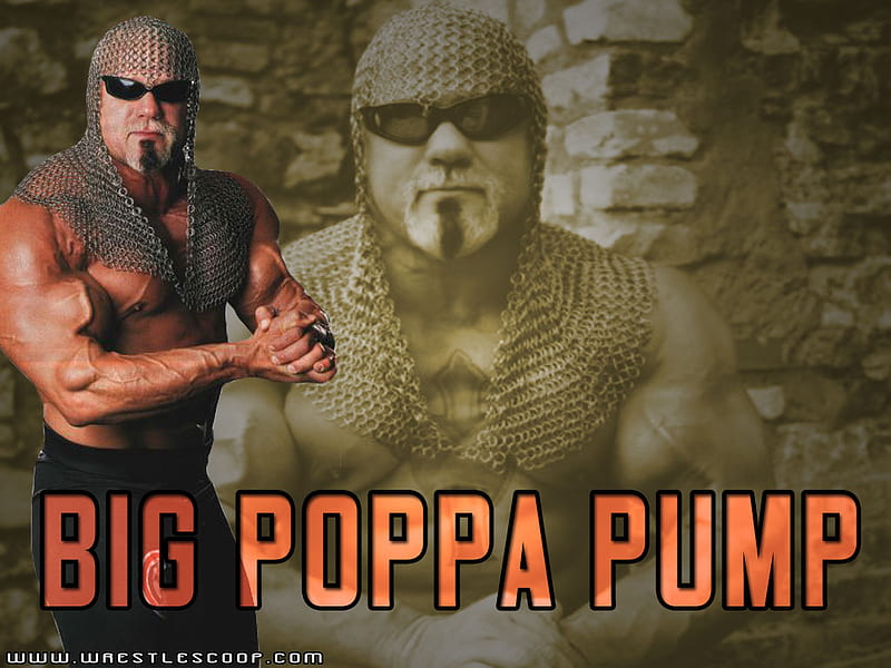 big poppa pump, wrestler, chainmail, scott stiener, poser, HD wallpaper