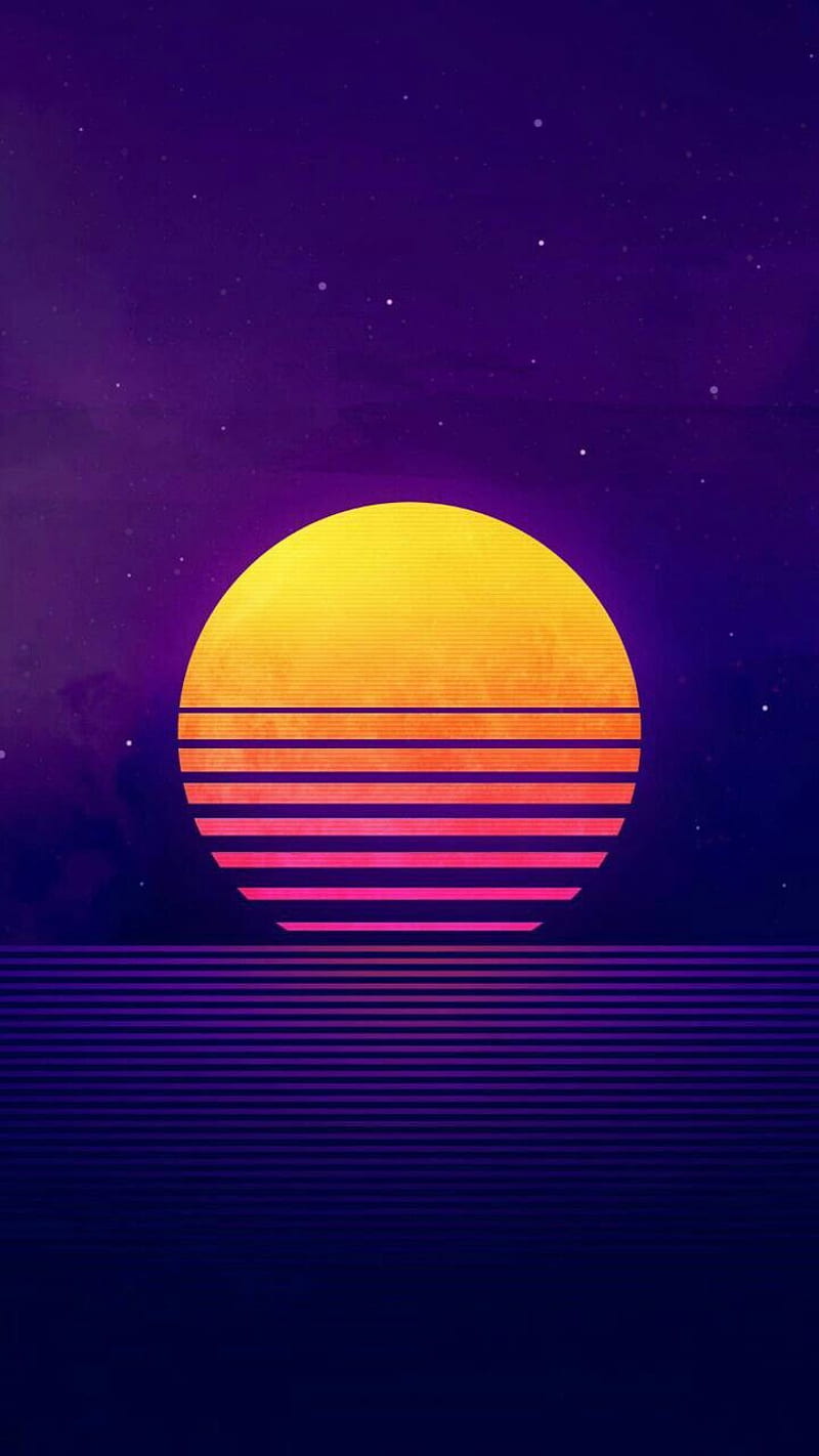 Synthwave Futurism  Vaporwave Style Wallpaper for Your Mobile