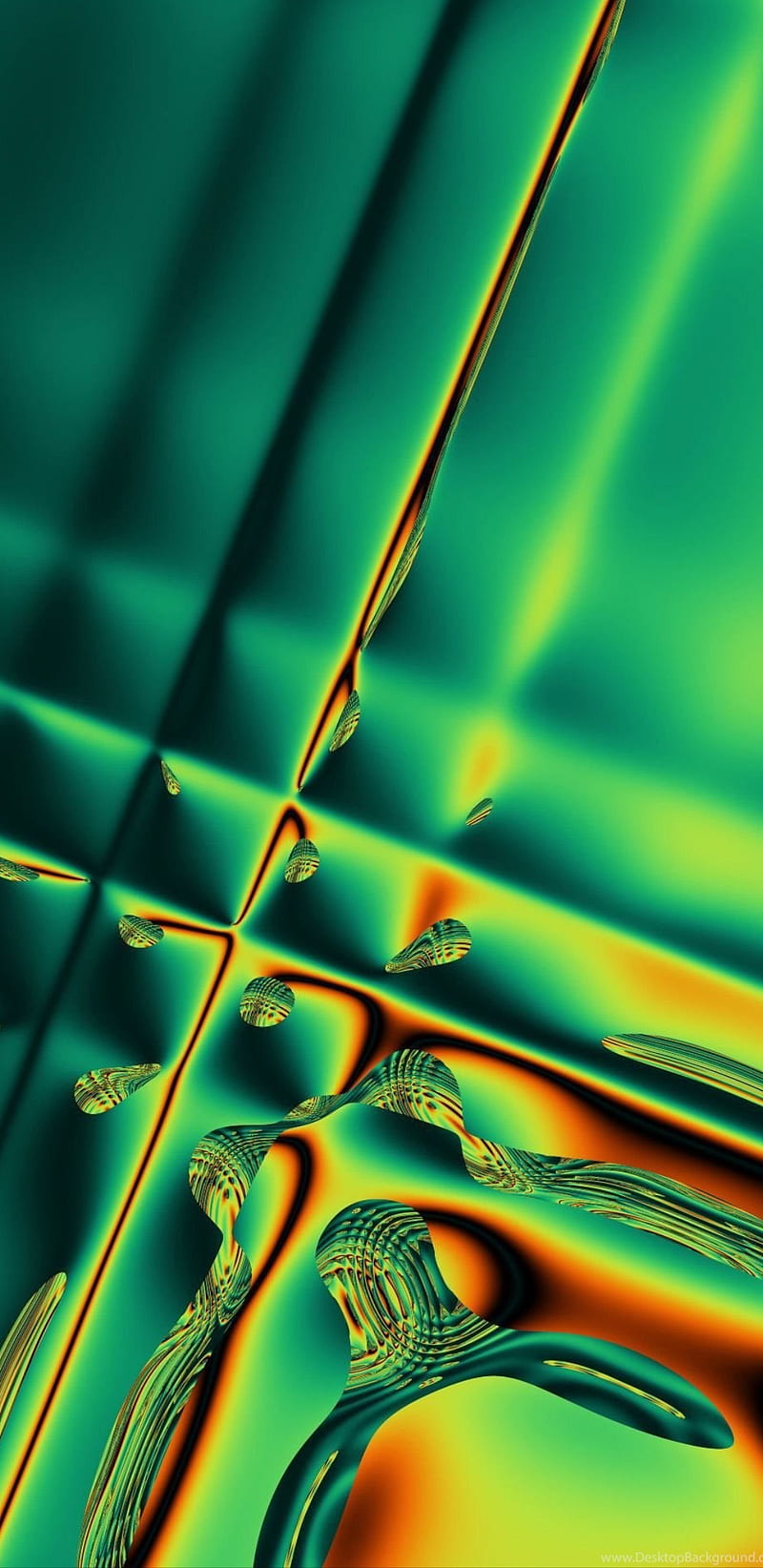abstract, colourful, green, HD phone wallpaper