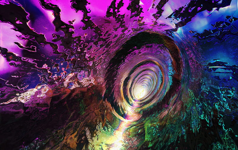 Worm Hole Cosmic , artist, artwork, digital-art, HD wallpaper