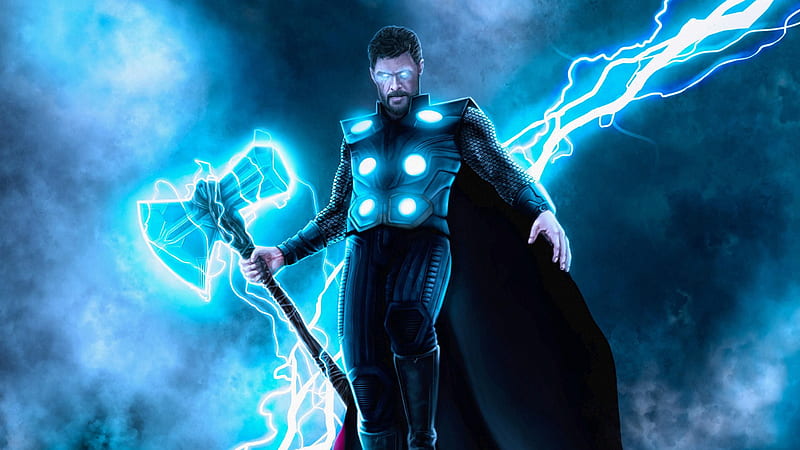 God Of Thunder Thor Avengers, thor, superheroes, artwork, digital-art, HD wallpaper