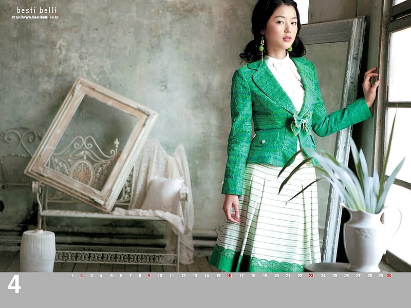 Jun Ji-hyun endorsement Korean clothing brand besti belli 43, HD wallpaper