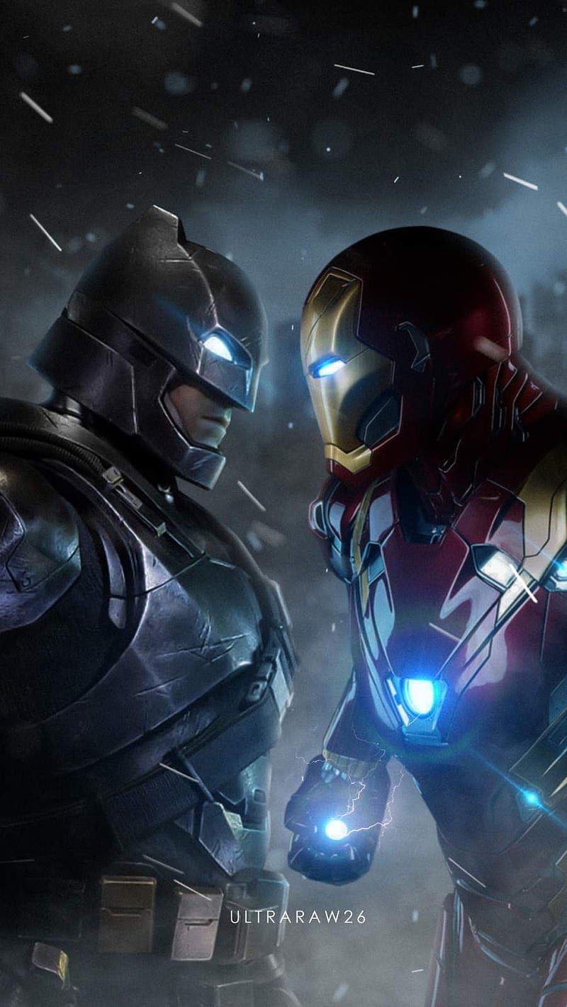 Batman vs Iron Man, bat, HD phone wallpaper