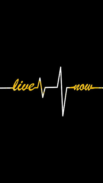One life, black, chance, heartbeat, one chance, sayings, white, words,  yellow, HD phone wallpaper | Peakpx