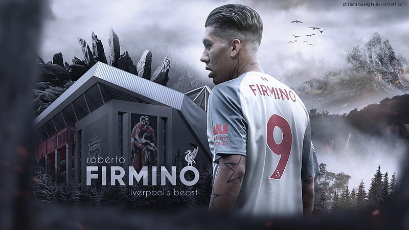 Roberto Firmino, soccer, bobby firmino, firmino, liverpool, HD wallpaper