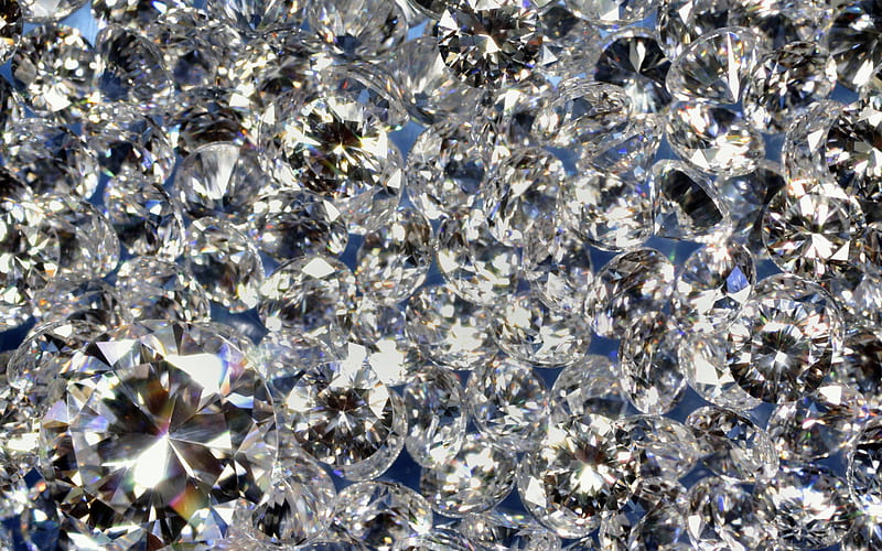 White gems macro, crystals textures, gems textures, background with gems,  diamonds, HD wallpaper | Peakpx