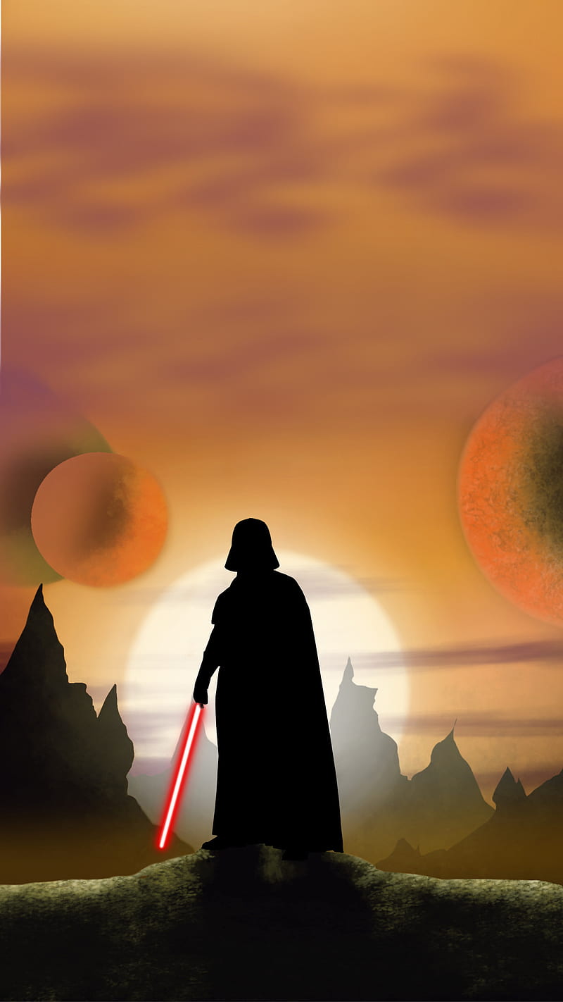 Vador sun, dark, planet, space, starwars, vader, HD phone wallpaper ...