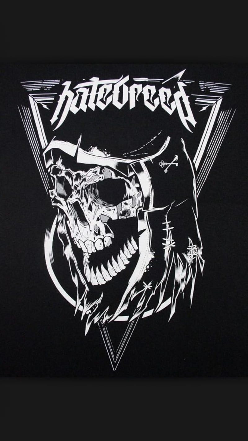 Hatebreed, heavy metal, metal, music, skull, HD phone wallpaper