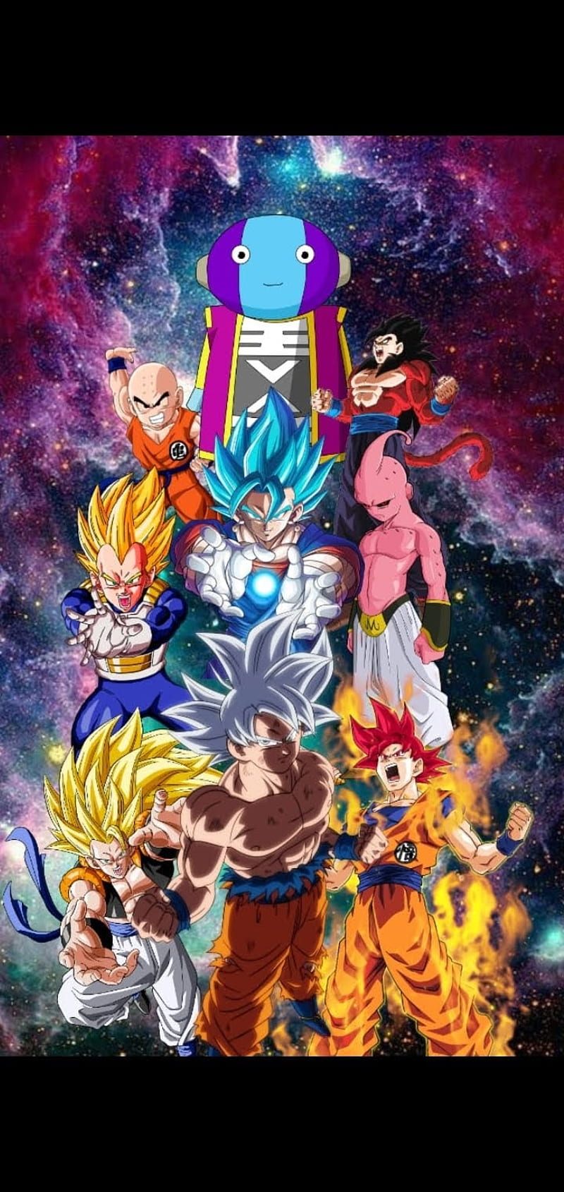 AI Painting With The Keywords: Universe, Goku, Dragon Ball
