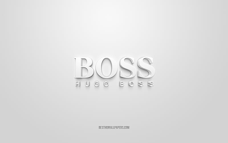Hugo Boss logo, white background, Hugo Boss 3d logo, 3d art, Hugo Boss,  brands logo, HD wallpaper | Peakpx