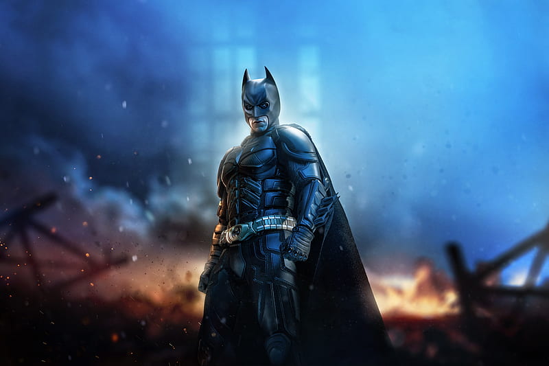 Dark Knight 2018, batman, superheroes, HD wallpaper