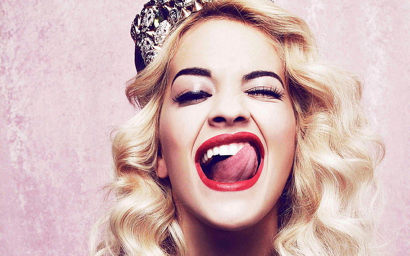 Rita Ora, portrait, face British singer, British celebrities, HD wallpaper
