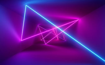 neon light background, neon lasers, bright purple background, neon backgrounds, HD wallpaper