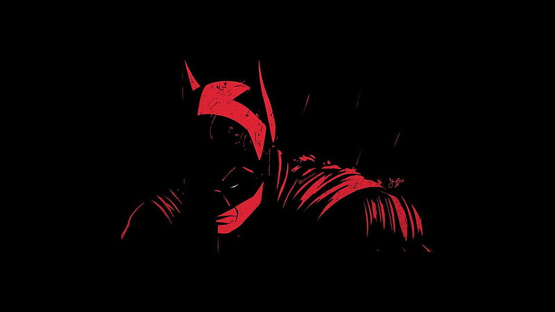 Batman Amoled FanArt, HD wallpaper