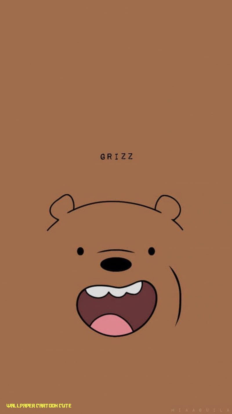 Cartoon Bear, Brown Bear Cartoon, HD phone wallpaper | Peakpx
