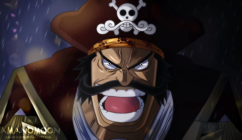 Gol d roger, one piece, pirate king, roger pirates, HD wallpaper
