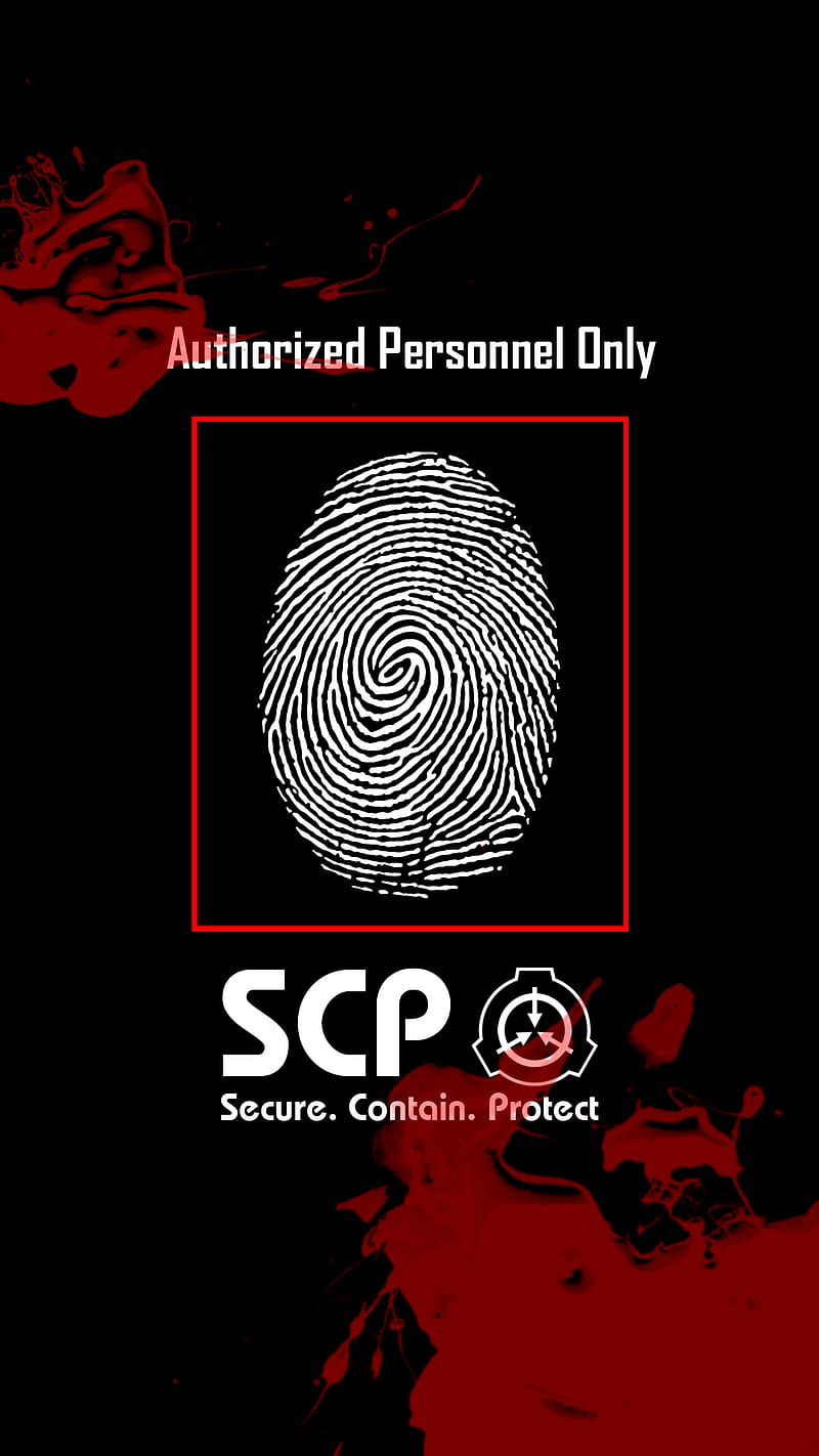 SCP Secure, fingerprint, scp, secure, HD phone wallpaper