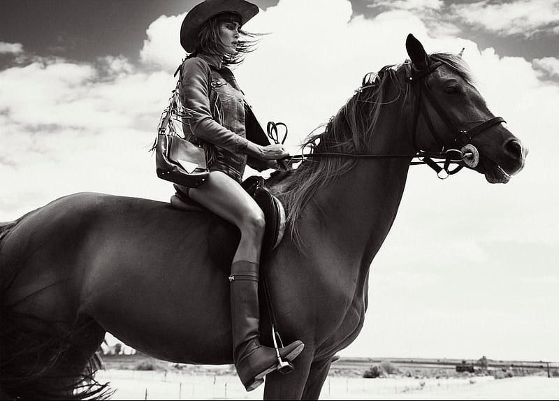 The Best Ride. ., female, models, cowgirl, boots, ranch, fun, horse, Jenna Pietersen, outdoors, women, hat, brunettes, girls, fashion, western, style, HD wallpaper