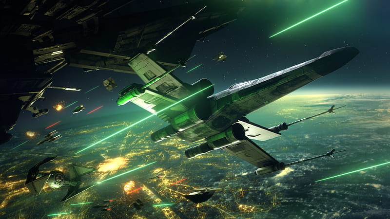 Star Wars Squadrons Space War, HD wallpaper