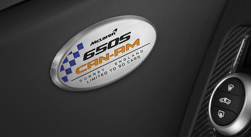 2016 McLaren 650S Can-Am - Badge , car, HD wallpaper