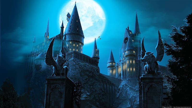 Harry Potter, Movie, Hogwarts Castle, HD wallpaper