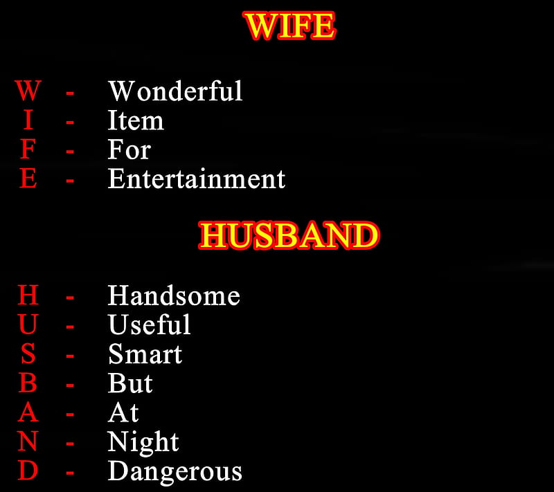 wife vs husband, tt, mgfy, HD wallpaper