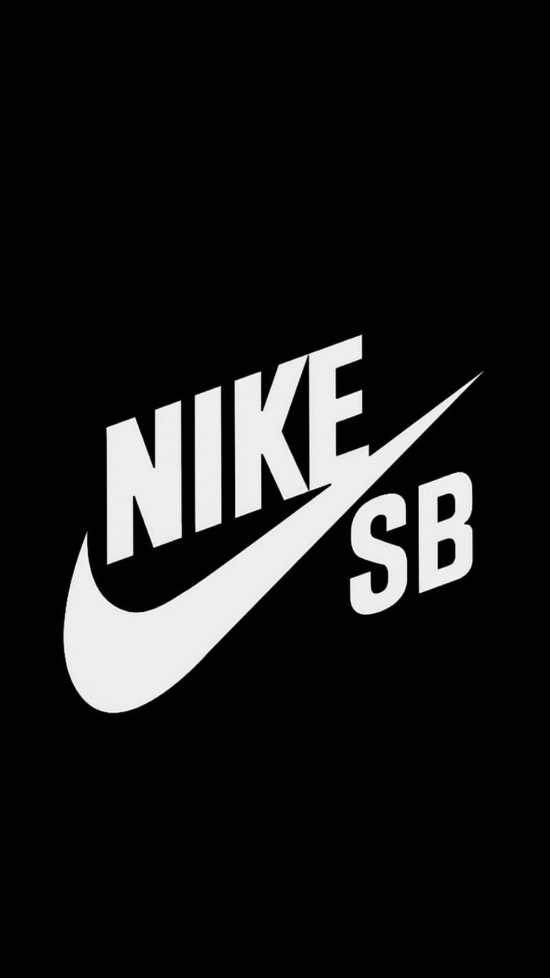 Nike sb negro, logo, plus, Fondo de pantalla de HD |
