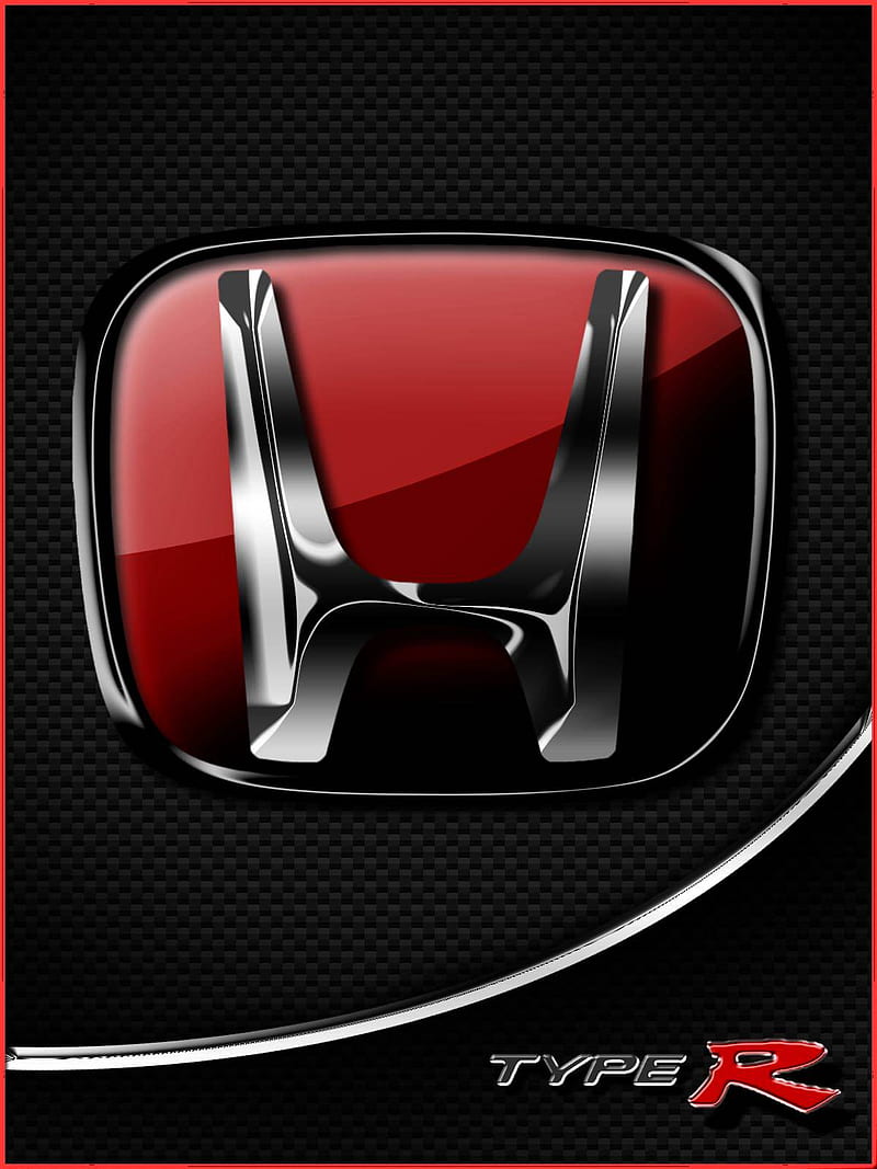 OEM Honda H-logo red front (Civic 99-00/JDM Integra 95-00) | 75700-ST7-Z00  | A4H-TECH / ALL4HONDA.COM | A4H-TECH.COM