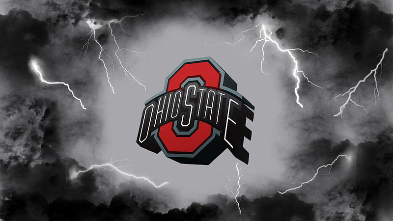 Ohio State Word In Lightning Sky Ohio State, HD wallpaper