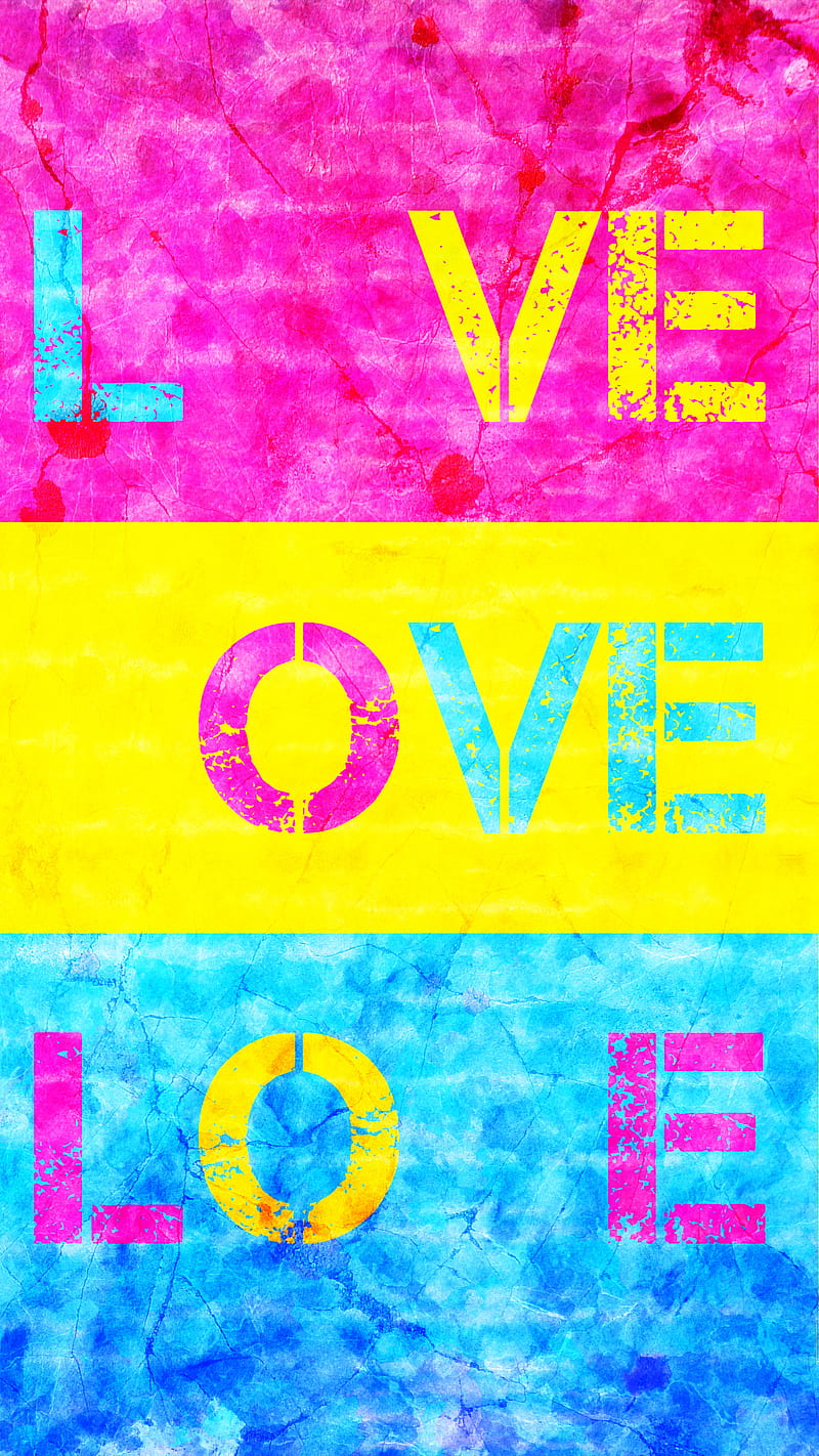 Love - Pansexual Flag, Adoxalinia, June, acceptance, activist, androgynous, background, blue, community, diversity, gay, genderfluid, girl, lgbt, lgbtq, month, omnisexual, pan, parade, pink, power, pride, proud, rainbow, rights, solidarity, strong, teen, together, tolerance, yellow, HD phone wallpaper