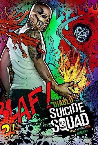 El Diablo, dc comics, suicide squad, HD phone wallpaper | Peakpx