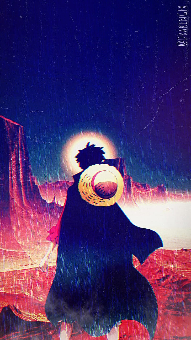 One Piece, Wano, Android, Android backgrounds, Luffy, Luffy Cape