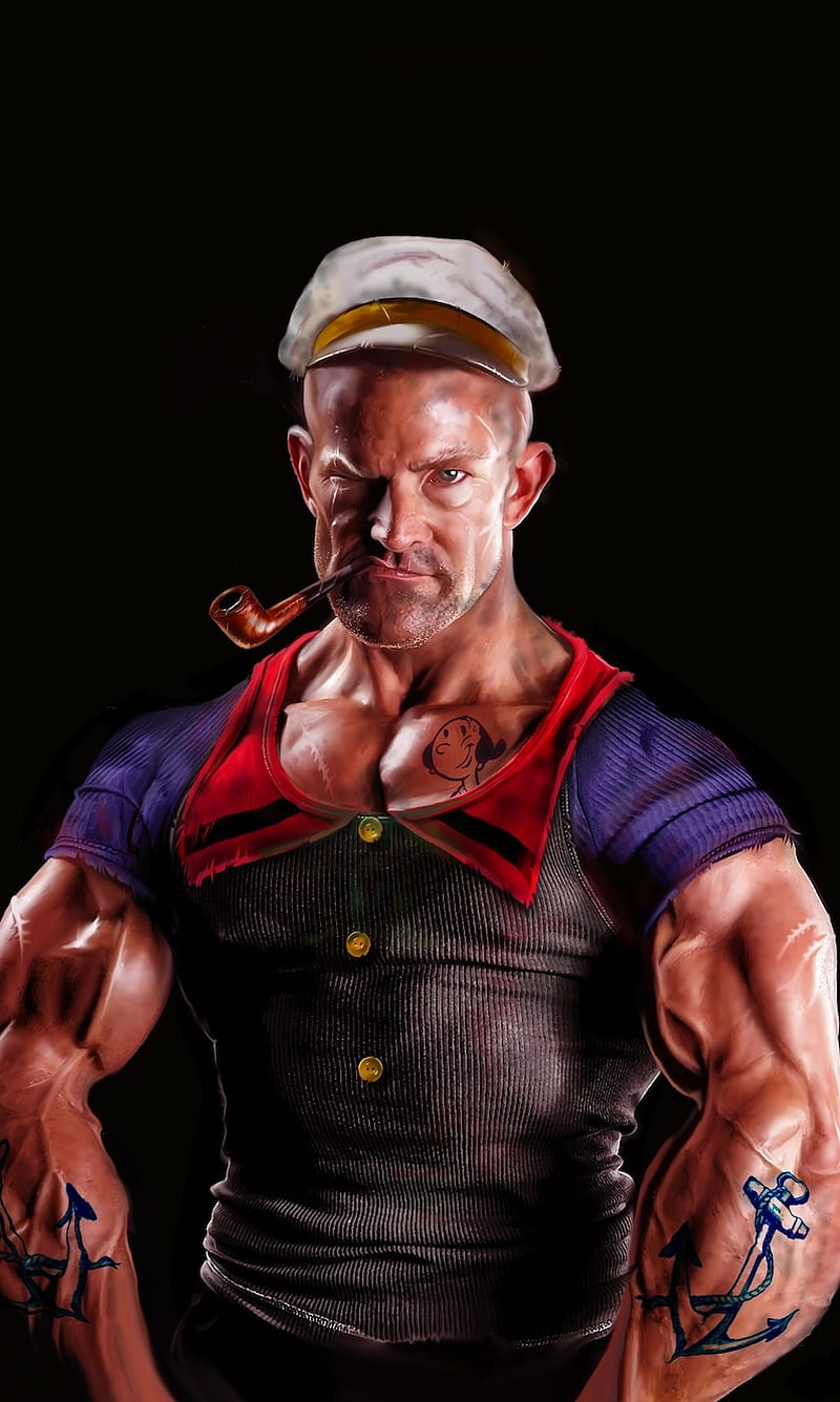 Popeye The Sailor Man And Olive Wallpaper