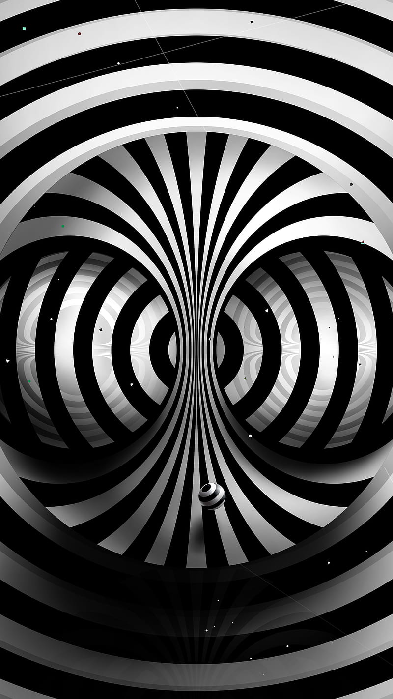 High Mind, 3-d, Divin, Transcendental, black-white, conception, cosmic, cosmos, eyes, hypnotic, illusion, illustration, math, op-art, optical, optical-illusion, psicodelia, space, striped, visionary, visual, volume, HD phone wallpaper