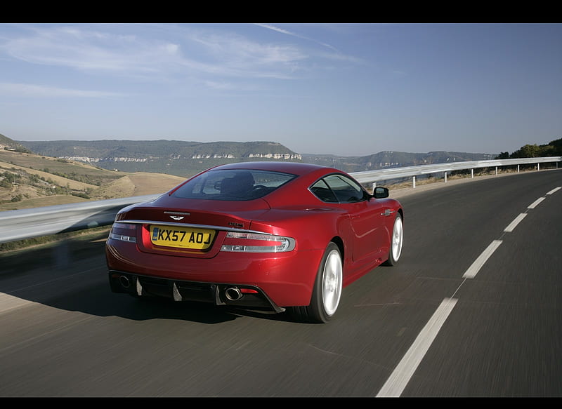 Aston Martin DBS Infa Red (2009) - Rear Right Quarter, car, HD wallpaper